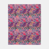 Ethnisches Art-Tier-Muster Fleecedecke (Vorderseite)