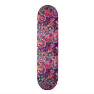 Ethnisches Art-Tier-Muster Skateboard