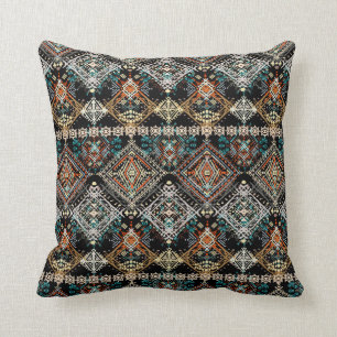 Ethnisches boho nahtloses Muster. Ethno-Ornament T Kissen