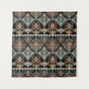 Ethnisches boho nahtloses Muster. Ethno-Ornament T Wandteppich