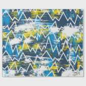 Ethnisches boho nahtloses Muster. Zigzag-Muster. S Geschenkpapier (Flach)