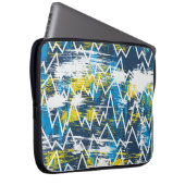 Ethnisches boho nahtloses Muster. Zigzag-Muster. S Laptopschutzhülle (Vorne Rechts)