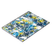 Ethnisches boho nahtloses Muster. Zigzag-Muster. S Notizblock (Linke Seite)