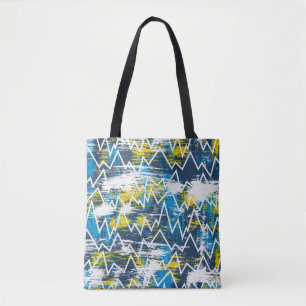 Ethnisches boho nahtloses Muster. Zigzag-Muster. S Tasche