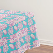 Ethnisches Boho versieht Paisley mit Federn Tischdecke (Beispiel)