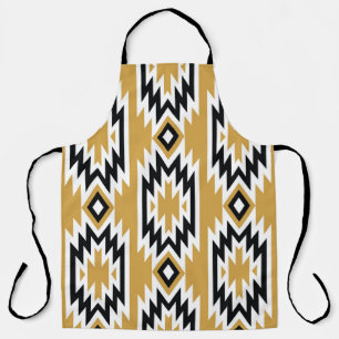 Ethnisches Boho: Vintages geometrisches Muster. Schürze