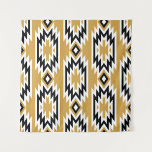 Ethnisches Boho: Vintages geometrisches Muster. Wandteppich