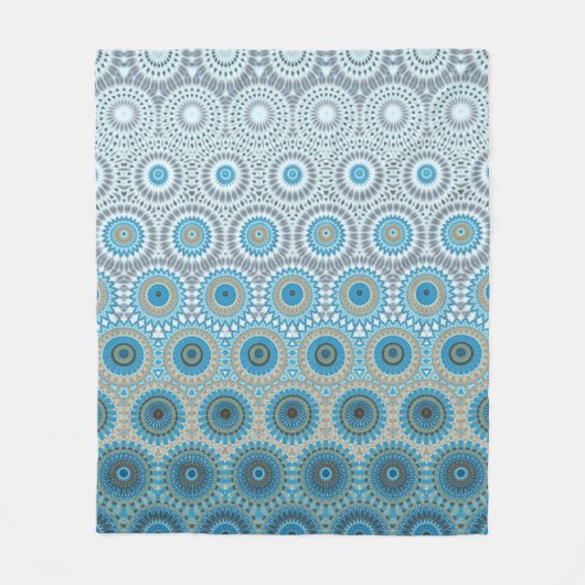 Ethnisches Entwurfsmuster Fleecedecke (Vorderseite)