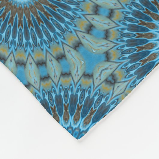 Ethnisches Entwurfsmuster Fleecedecke (Ecke)