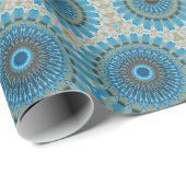 Ethnisches Entwurfsmuster Geschenkpapier (Rolleneckpunkt)