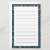 Ethnisches Fangmuster Briefpapier (Vorne/Hinten)