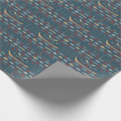 Ethnisches Fangmuster Geschenkpapier (Ecke)
