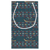 Ethnisches Fischen-Muster Kleine Geschenktüte (Rückseite)