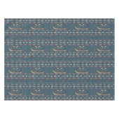 Ethnisches Fischen-Muster Tischdecke (Vorderseite (Horizontal))