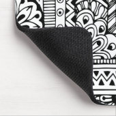Ethnisches Gekritzel Mousepad (Ecke)
