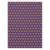 Ethnisches geometrisches abstraktes afrikanisches tischdecke (Vorderseite)