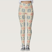 Ethnisches geometrisches Muster Leggings (Vorderseite)