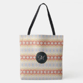 Ethnisches geometrisches Muster. Monogramm Tasche (Vorderseite)