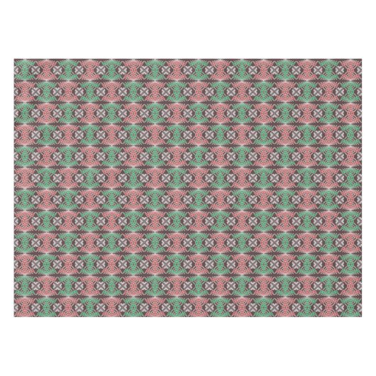 Ethnisches geometrisches Muster Tischdecke (Vorderseite (Horizontal))