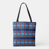 Ethnisches geometrisches pattern.monogram tasche (Rückseite)