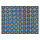 Ethnisches goldenes Paisley-Muster Tischdecke (Vorderseite (Horizontal))