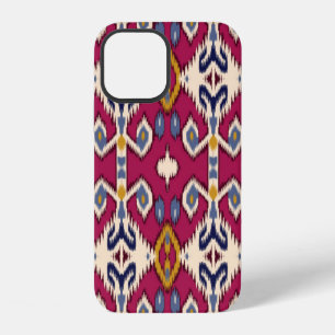 Ethnisches Ikat-Chevron-Muster Hintergrund Traditi iPhone 12 Hülle