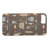 Ethnisches Jagd-Muster Case-Mate iPhone Hülle (Rückseite (Horizontal))