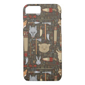 Ethnisches Jagd-Muster Case-Mate iPhone Hülle (Rückseite)