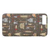 Ethnisches Jagd-Muster Case-Mate iPhone Hülle (Rückseite (Horizontal))
