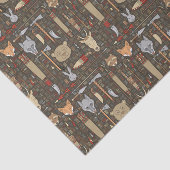 Ethnisches Jagd-Muster Seidenpapier (Ausschnitt)
