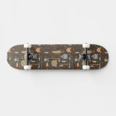 Ethnisches Jagd-Muster Skateboard (Horizontal)