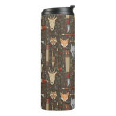 Ethnisches Jagd-Muster Thermosbecher (Nach links gedreht)