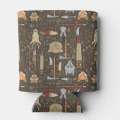 Ethnisches Jagdmuster Dosenkühler (Rückseite)