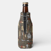 Ethnisches Jagdmuster Flaschenkühler (Flasche Rückseite)