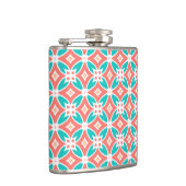 Ethnisches Mehrfarbenmuster Flachmann (Rechts)