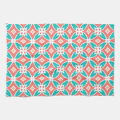 Ethnisches Mehrfarbenmuster Geschirrtuch (Horizontal)