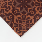 Ethnisches modernes geometrisches Muster 2 Fleecedecke (Ecke)