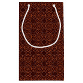 Ethnisches modernes geometrisches Muster 2 Kleine Geschenktüte (Rückseite)