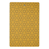 Ethnisches modernes geometrisches Muster 2 Mini Klemmbrett (Rückseite)