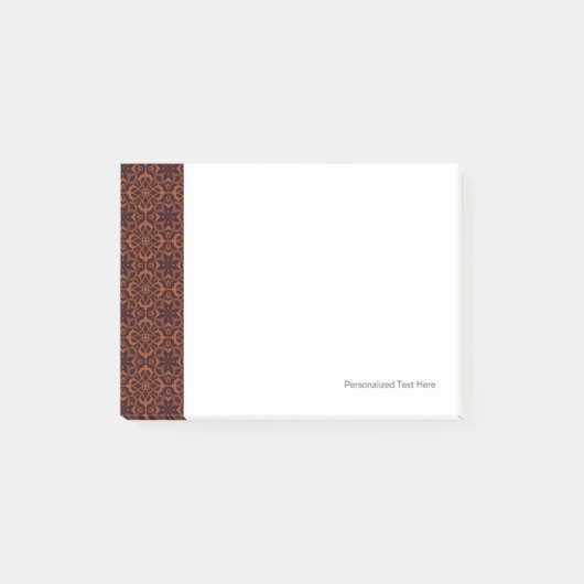 Ethnisches modernes geometrisches Muster 2 Post-it Klebezettel (Vorderseite)