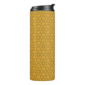 Ethnisches modernes geometrisches Muster 3 Thermosbecher (Nach links gedreht)