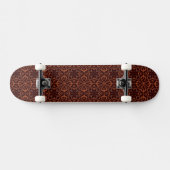 Ethnisches modernes geometrisches Muster Skateboard (Horizontal)
