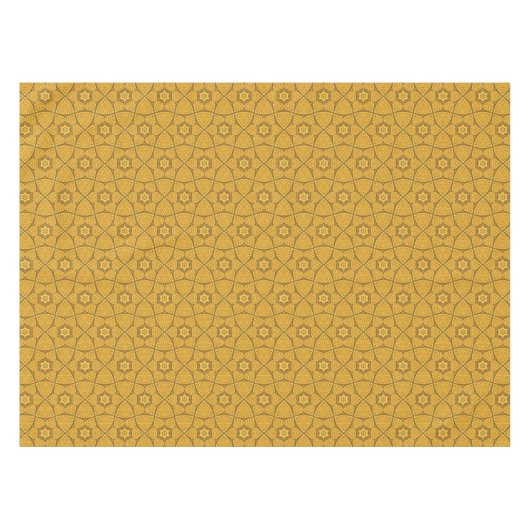 Ethnisches modernes geometrisches Muster Tischdecke (Vorderseite (Horizontal))