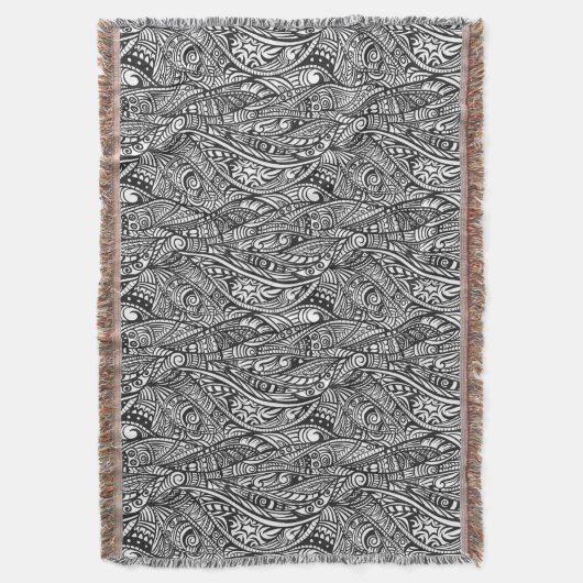 Ethnisches Muster 3 Decke (Vorderseite Vertikal)