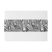 Ethnisches Muster 3 Einladungsbanderole (Rückseitenbeispiel)