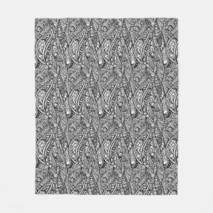 Ethnisches Muster 3 Fleecedecke