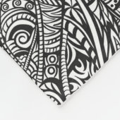 Ethnisches Muster 3 Fleecedecke (Ecke)