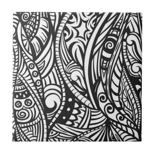 Ethnisches Muster 3 Fliese (Vorderseite)