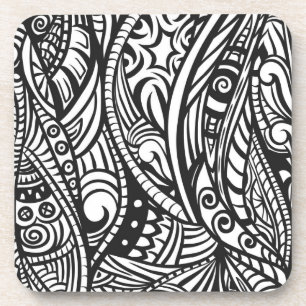 Ethnisches Muster 3 Getränkeuntersetzer