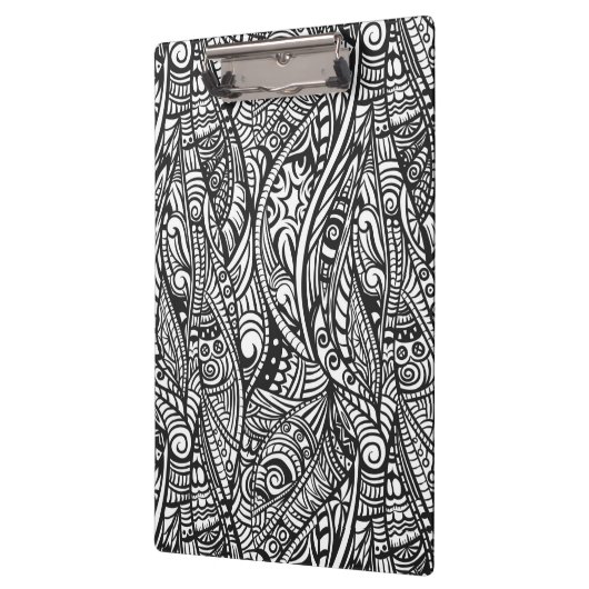 Ethnisches Muster 3 Klemmbrett (Links)